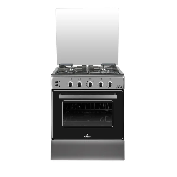 Cuisinière CRISTOR GALIA 4 Feux 60 Cm Ventilée Inox