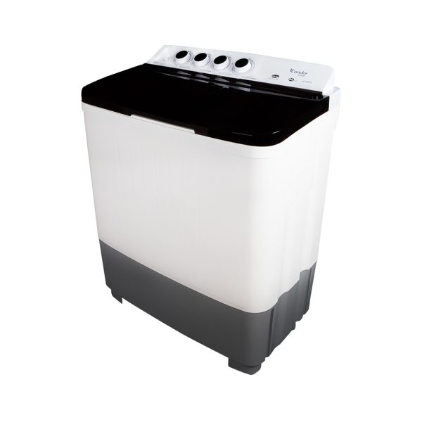Machine à laver CONDOR TULIPE Semi-Automatique Double bacs – 10.5kg lavage – Blanche WT10T1