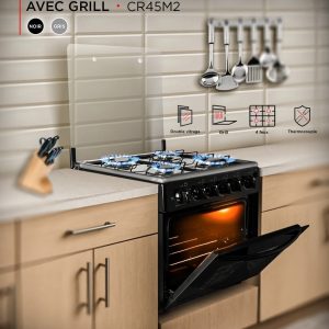 CRISTOR CUIS MINI 4FX GRILLE ELEC/TAB GRIS CR45M2G