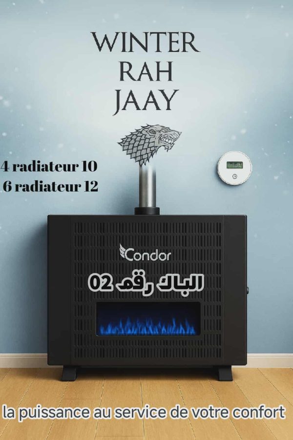 PACK 02 : Radiateur à Gaz Caldo+ Condor | 10 KW | 12 KW