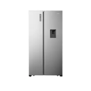 Réfrigérateur HISENSE Side by side – 508 L – Distributeur d’eau – Nofrost – Inox RC-67WS