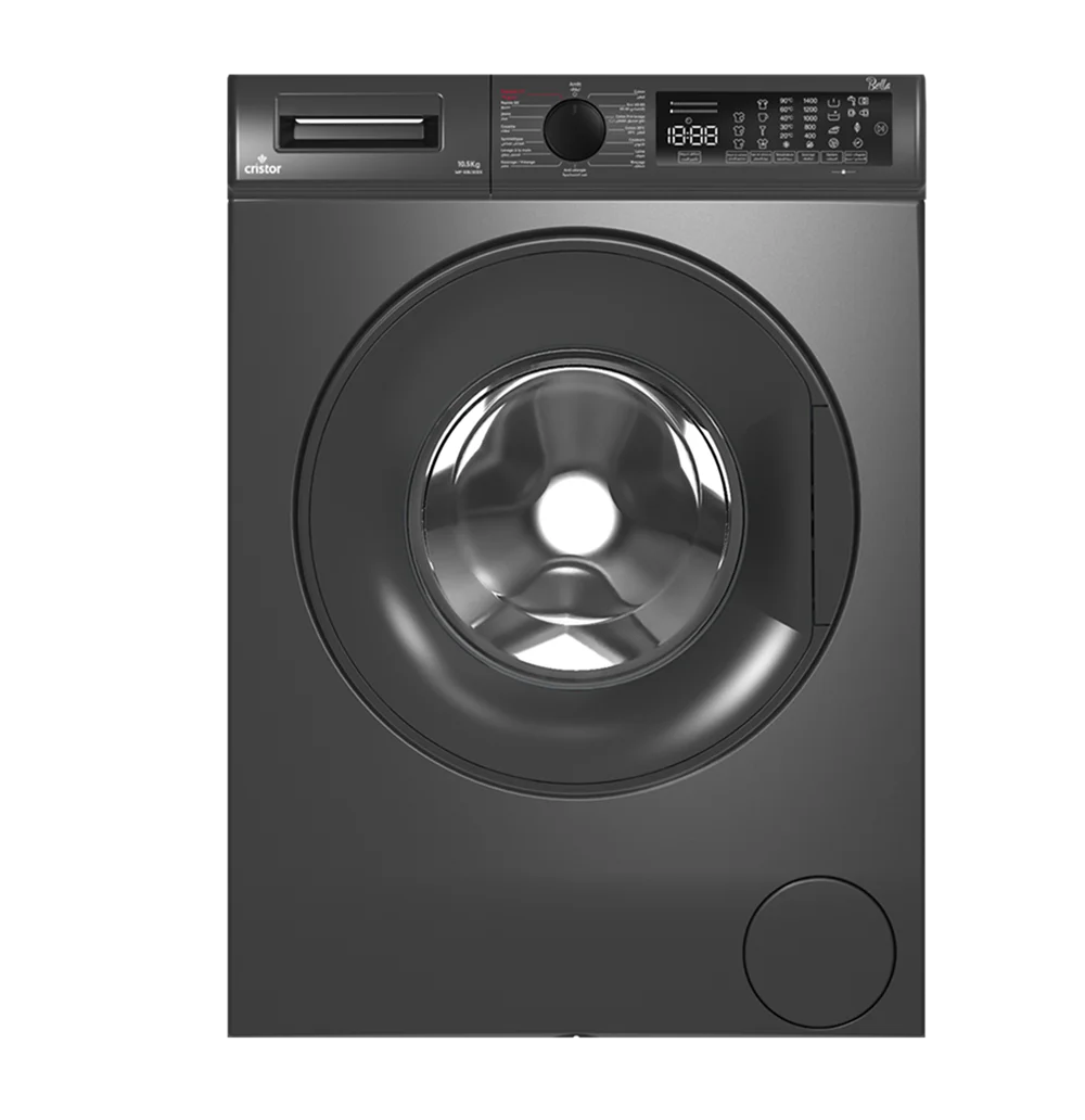 Machine A Laver CRISTOR “BELLA” Front-Loading -10.5 kg-Dark Inox