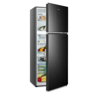 Réfrigérateur HISENSE Double porte – 375 L – Nofrost – Noir RT3N375NSF1