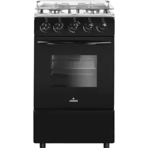 Cuisinière CRISTOR ECO – 4 Feux – 50 Cm – BLACK CR45M4B