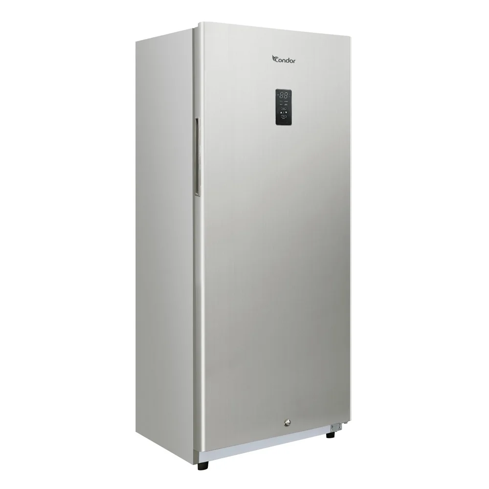 Congélateur Condor vertical – 409L – super freeze -Inverter – No Frost – convertible – Inox – CFVN55AX