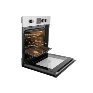 Four Encastrable CRISTOR FIAMO3 Gaz Elec – 60 Cm – Ventilé – Catalyseur – Afficheur – FED41FM3DS – Inox FED41FM3DS