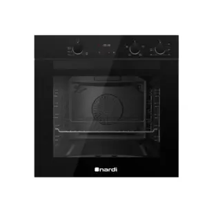 Four Encastrable NARDI Gaz-Elec – 60 Cm – Ventilé – Catalyseur – Afficheur – Black glass – NFE73MDD3BG