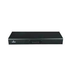 Hotte Casquette CRISTOR FLORA1 – 60 Cm – Filtres à charbon – 280 m3/h – Noire HC625FL1B