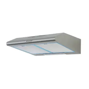 Hotte casquette CONDOR QUARTZ – 60 Cm- Filtre à Charbon – 320 m3/h – Silver CH-Q6300S