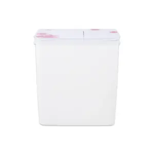 Machine A Laver CRISTOR Semi-Automatique Double Bacs – 8 kg – Rose WT8-K200PK