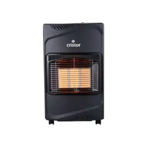 Radiateur A Gaz Butane CRISTOR -4200 W- Mobile – Noir RGB-CR43N
