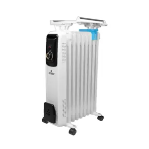 Radiateur Bain d’huile CRISTOR – 13 éléments -2600W-noir et blanc KBH4613NB