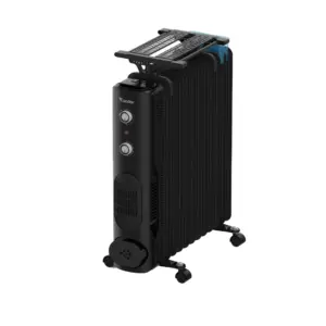 Radiateur Bain d’huile Condor Avec Ventilo | 11 éléments | 2400W CBH1124F1N