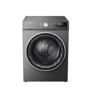 Machine à laver HISENSE Frontale – 10,5 KG – inverter – vapeur – 1400tr/min – Grise – wfqy1014-lvt WFQY1014-LVT